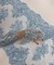 Baby Blue Embroidered Lace Table Runner by the Yard, 20" Wide Sequin Mesh Lace Trim with Scalloped Edges